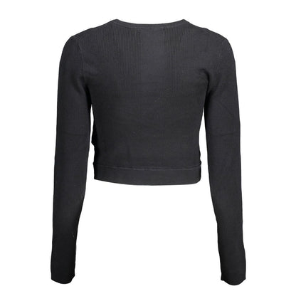 Calvin Klein – Schwarzer Lyocell-Pullover für Damen