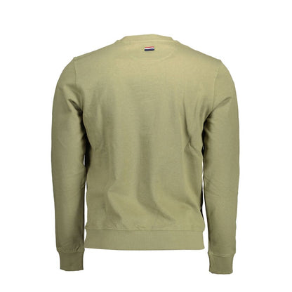US POLO ASSN. Grüner Baumwollpullover für Herren