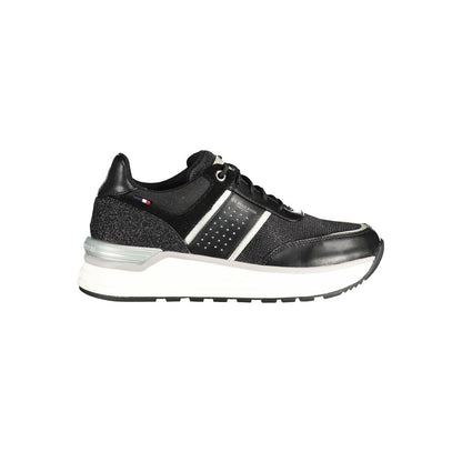 US POLO ASSN. Schwarzer Polyester-Sneaker