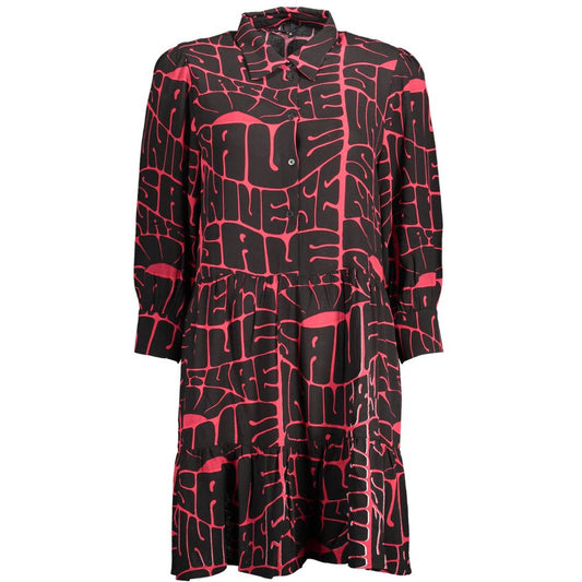 Desigual Schwarzes Viskose-Damenkleid
