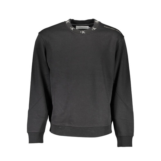Calvin Klein Herrenpullover aus schwarzer Baumwolle