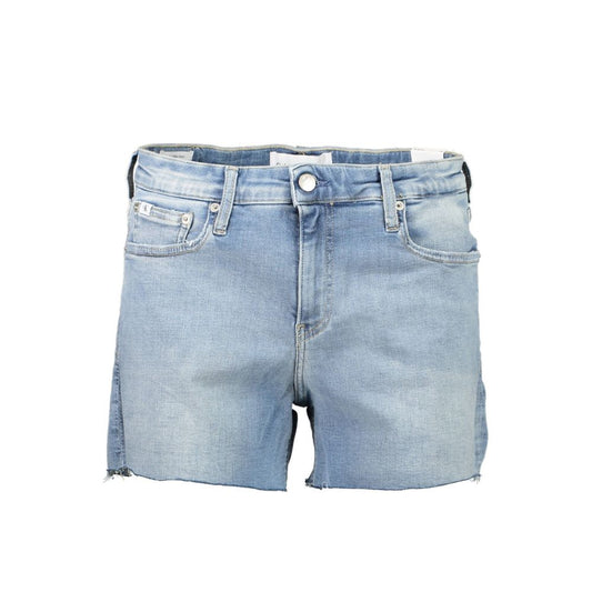 Calvin Klein Hellblaue Baumwollshorts für Damen