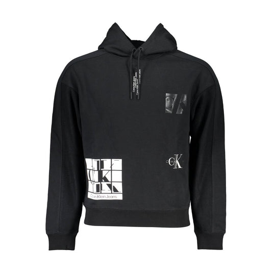 Calvin Klein Herrenpullover aus schwarzer Baumwolle