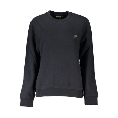 Napapijri Schwarzer Baumwollpullover für Damen