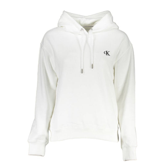Calvin Klein – Weißer Baumwollpullover