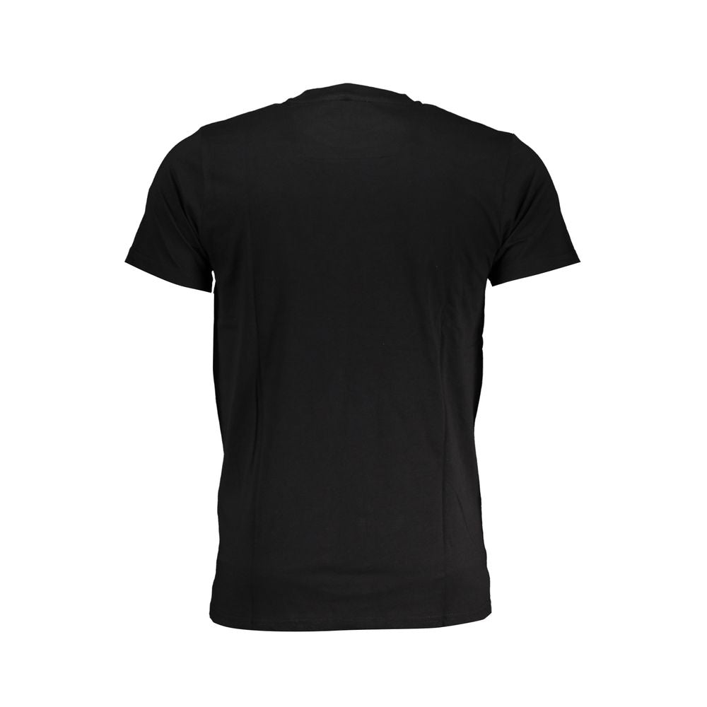 Schwarzes Baumwoll-T-Shirt der Cavalli Class