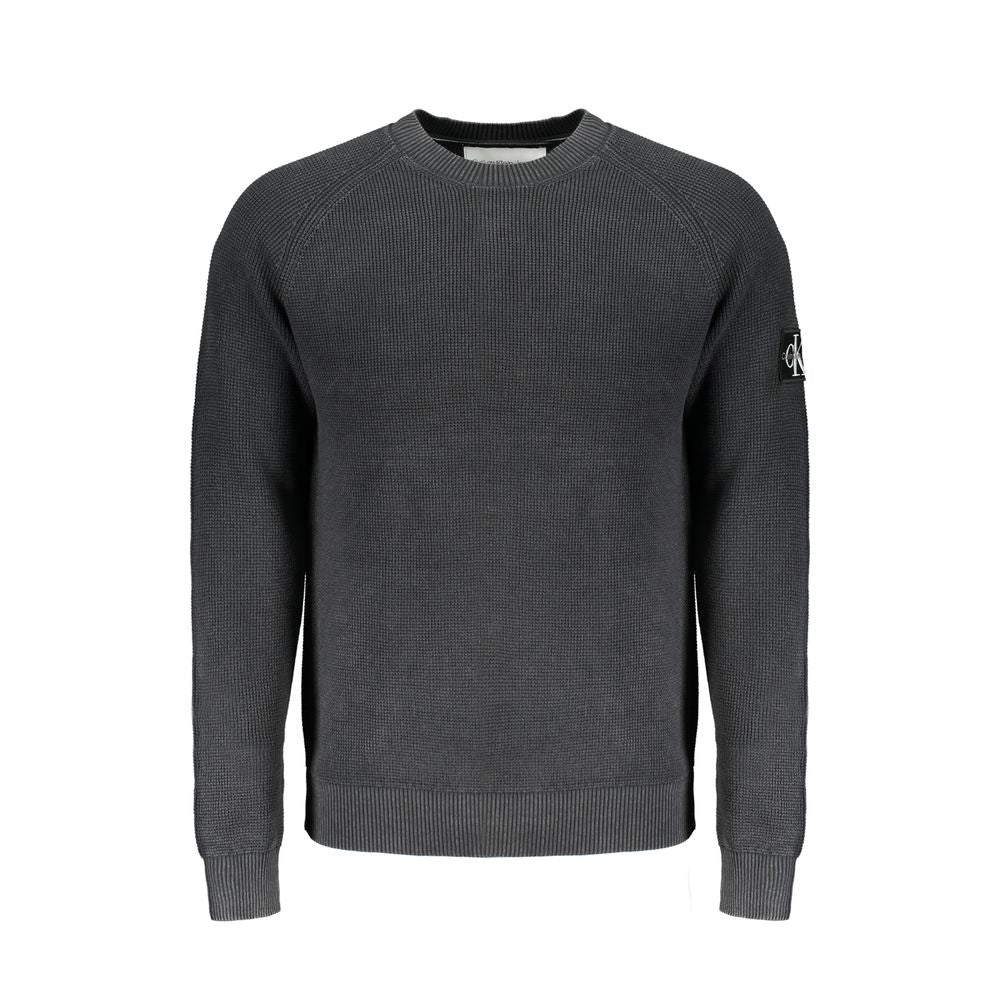 Calvin Klein – Schwarzer Baumwollpullover