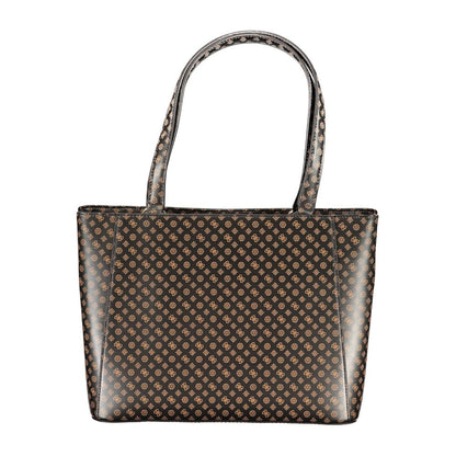 Guess Jeans – Handtasche aus Polyethylen in Braun