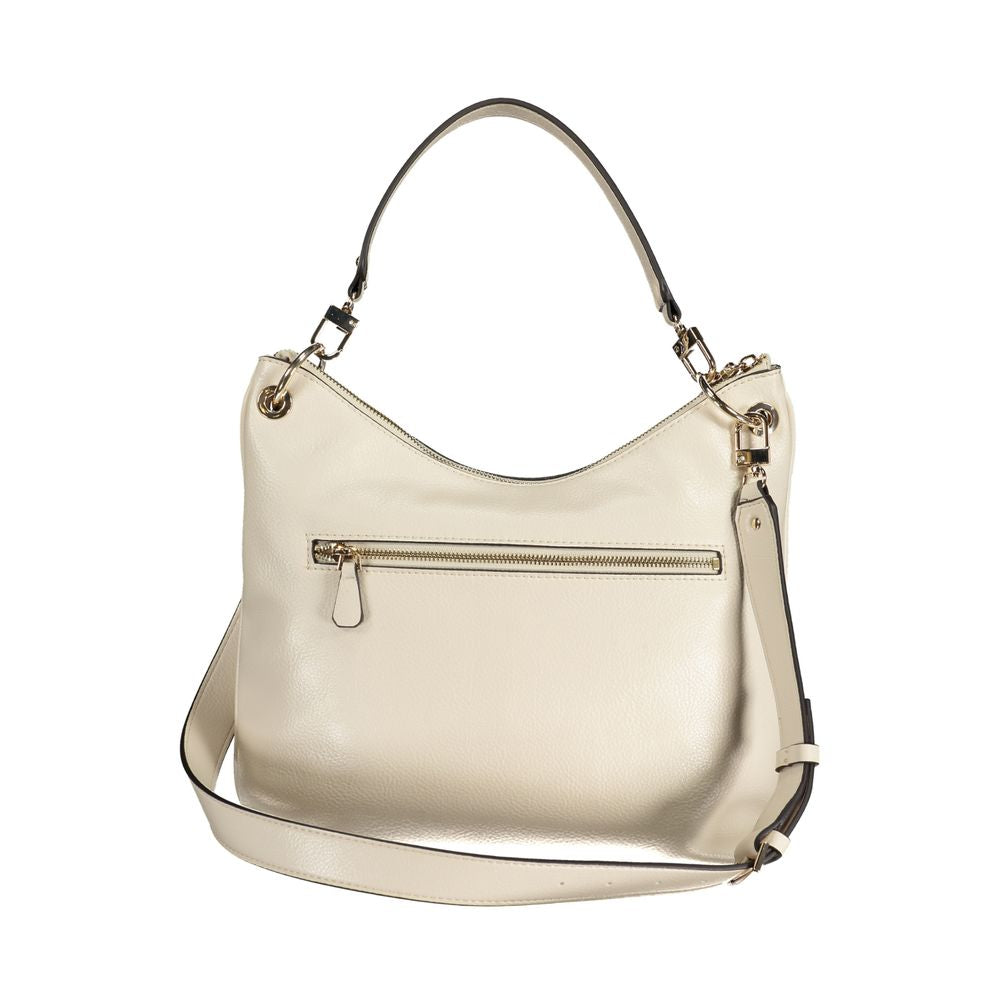 Guess Jeans Beige Polyethylen Handtasche