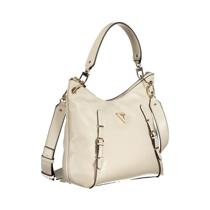 Guess Jeans Beige Polyethylen Handtasche