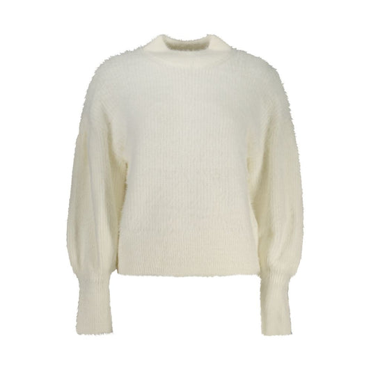 Guess Jeans Weißer Marabou Damen Pullover