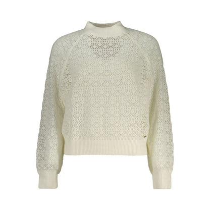 Guess Jeans Weißer Alpaka Damen Pullover