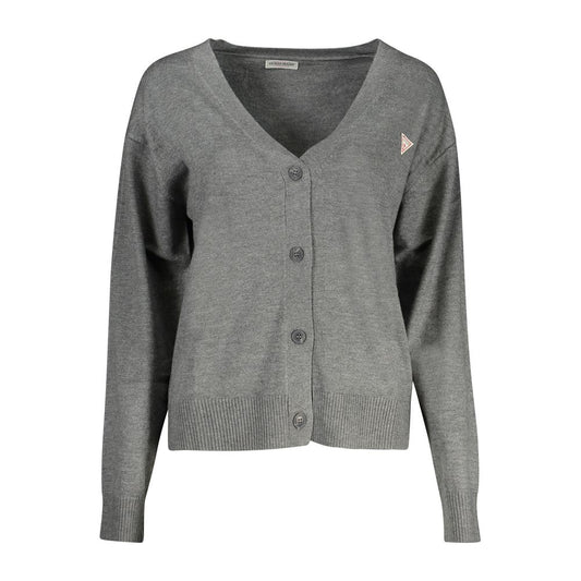 Guess Jeans – Grauer Polyesterpullover