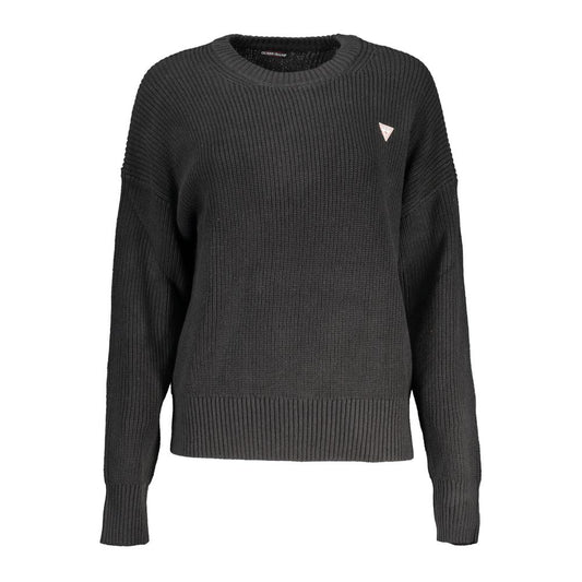 Guess Jeans – Schwarzer Baumwollpullover