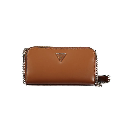 Guess Jeans Braune Polyethylen Damen Handtasche