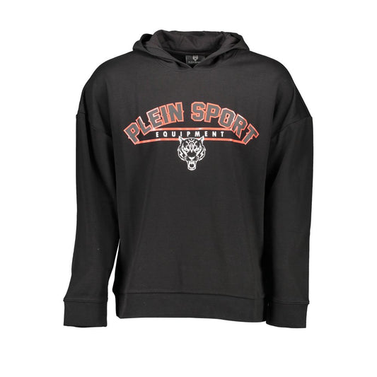 Schwarzer Baumwollpullover von Plein Sport