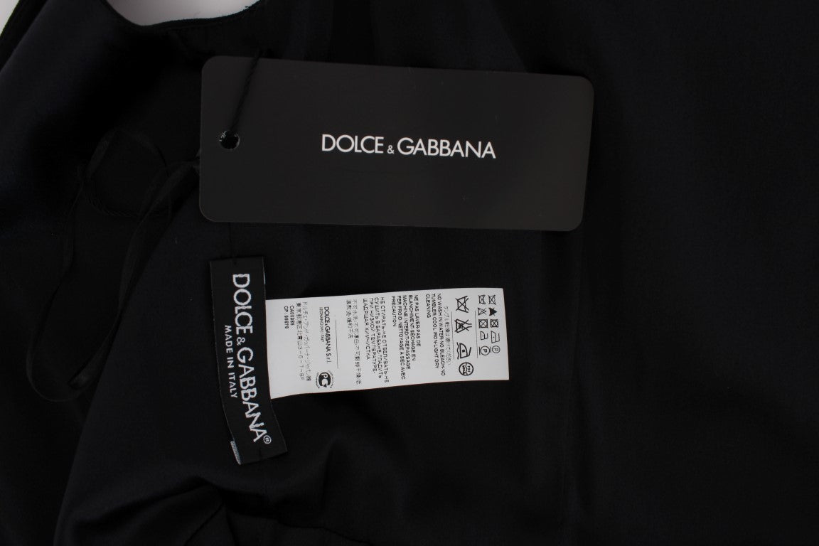 Dolce &amp; Gabbana – Langes Maxi-Etuikleid mit Blumenmuster in Rosa