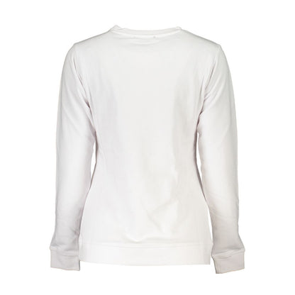 Weißer Baumwollpullover von Cavalli Class
