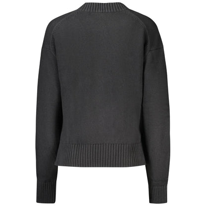 Calvin Klein Damenpullover aus schwarzer Baumwolle