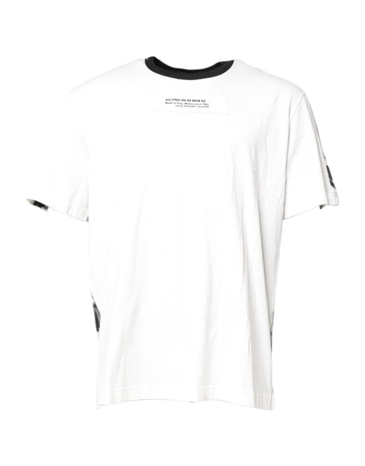 Dolce &amp; Gabbana Multicolor Camouflage Crew Neck T-shirt