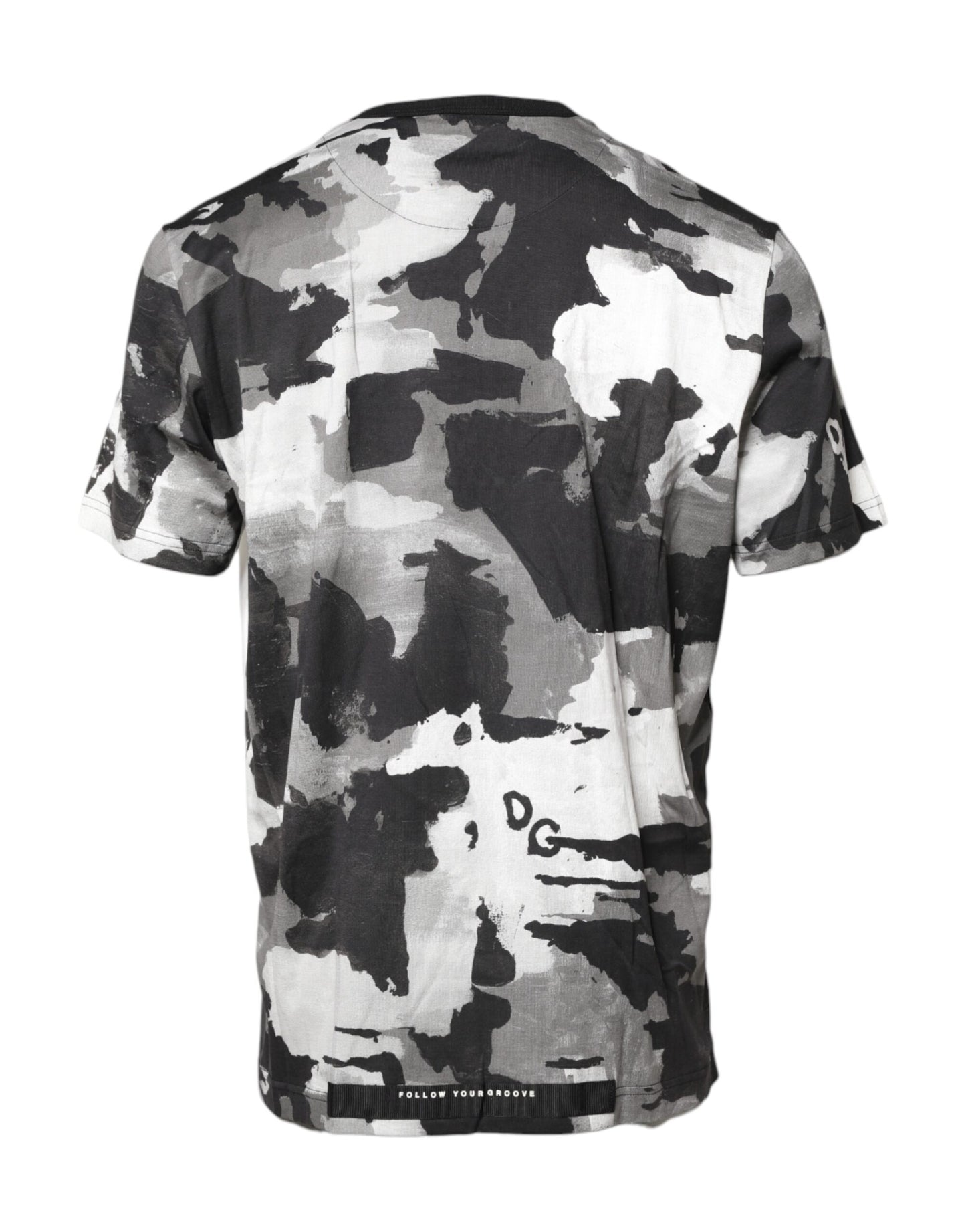 Dolce &amp; Gabbana Multicolor Camouflage Crew Neck T-shirt