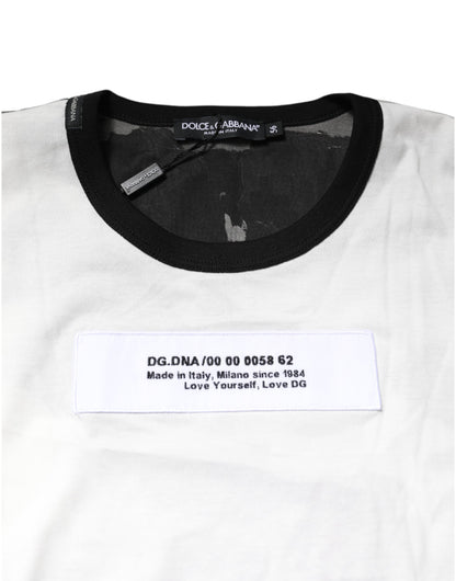 Dolce &amp; Gabbana Multicolor Camouflage Crew Neck T-shirt
