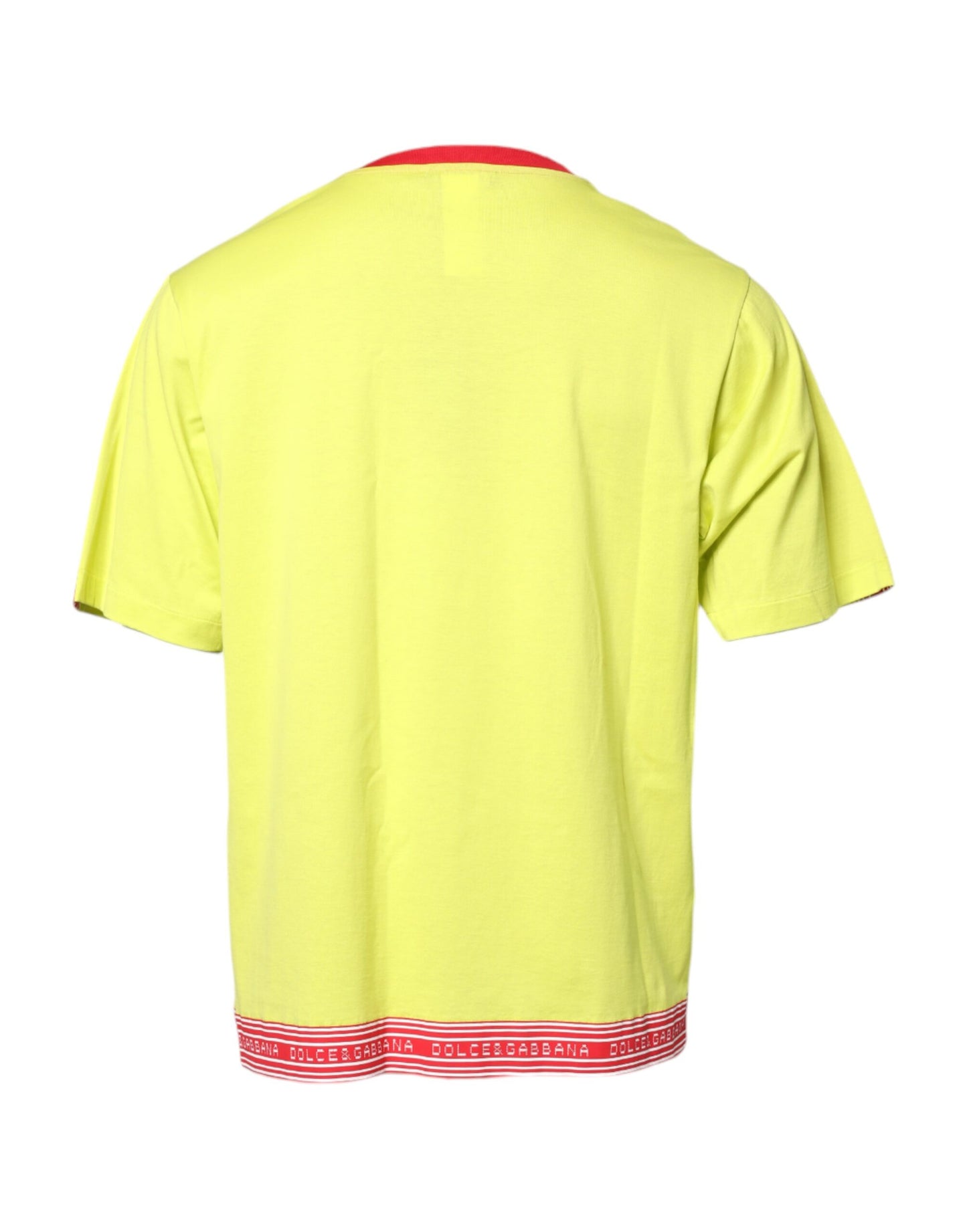 Dolce &amp; Gabbana Green Cotton 85 Patch Crew Neck T-shirt