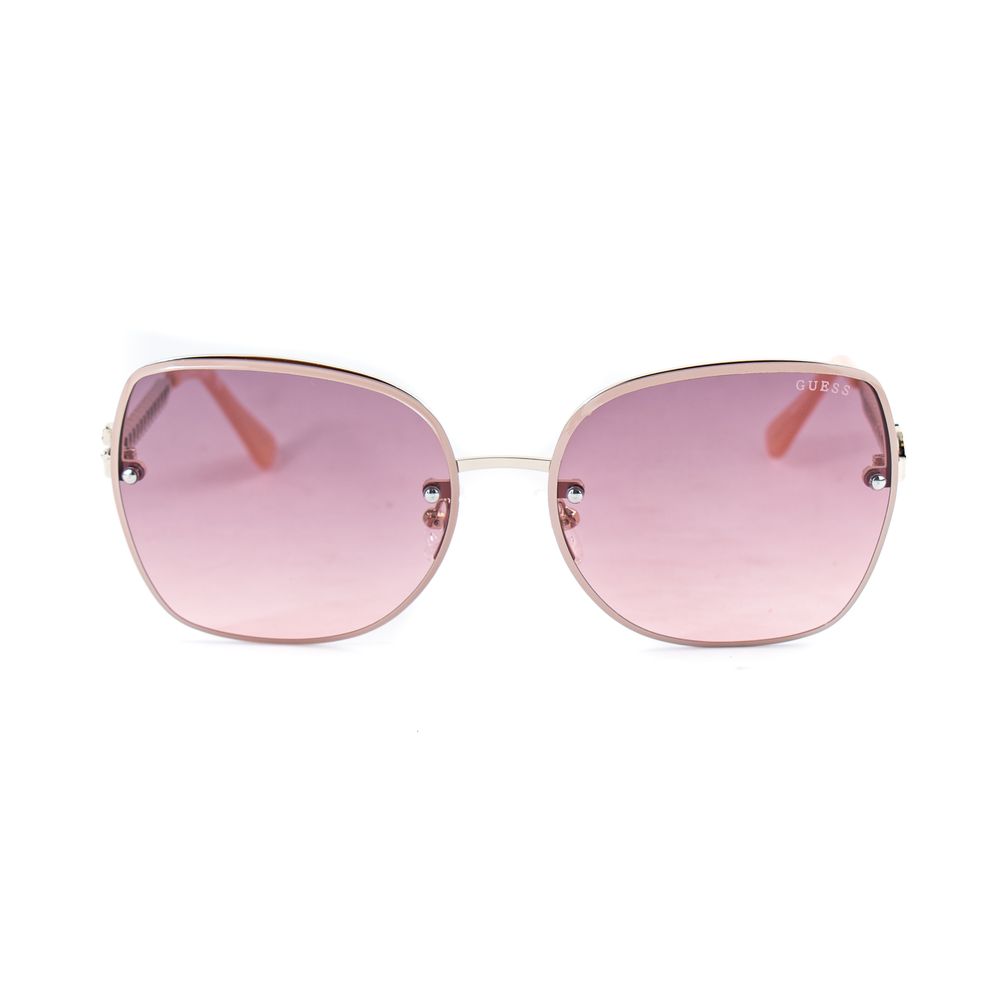 Guess – Sonnenbrille aus goldenem Metall