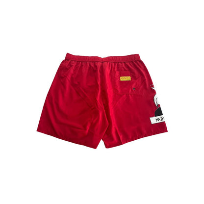 Iceberg Red Polyester Men Swim Shorts