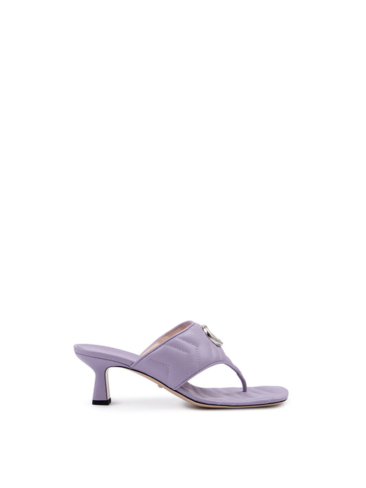 Gucci Mystic Lila Nappaledersandalen Charlotte