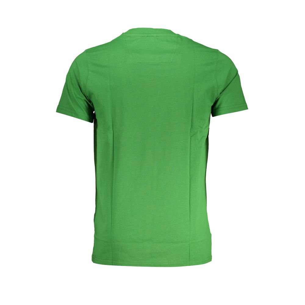 Grünes Baumwoll-T-Shirt der Cavalli-Klasse