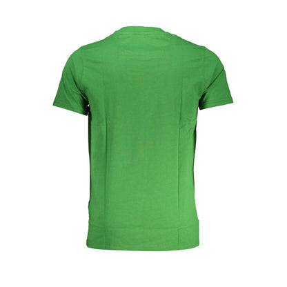 Grünes Baumwoll-T-Shirt der Cavalli-Klasse