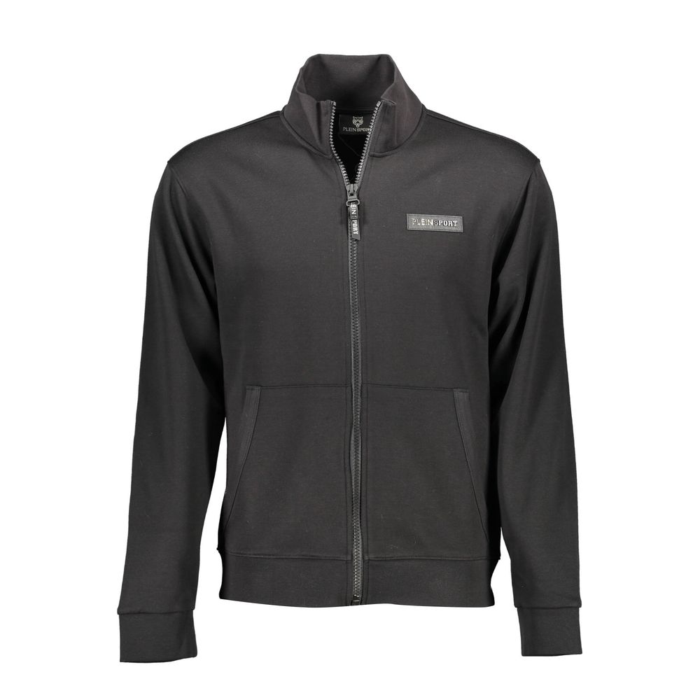 Schwarzer Baumwollpullover von Plein Sport