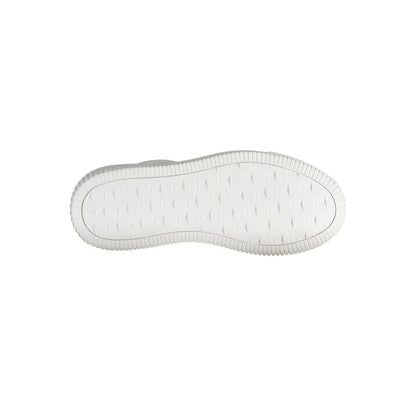 Calvin Klein Damen Sneaker aus weißem Leder