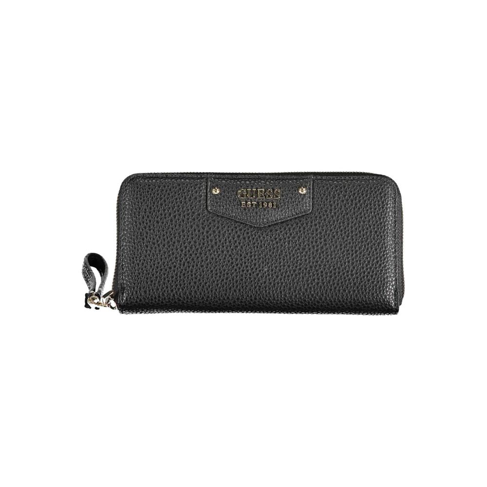 Guess Jeans Schwarze Polyethylen Damen Geldbörse