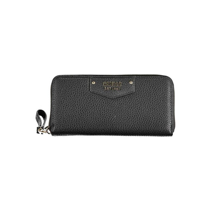 Guess Jeans Schwarze Polyethylen Damen Geldbörse