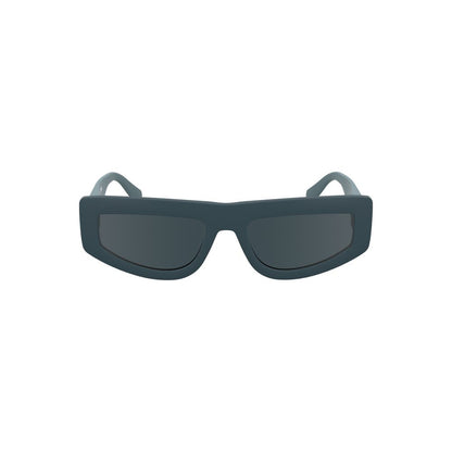 Calvin Klein – Blaue Sonnenbrille aus biobasiertem Stoff