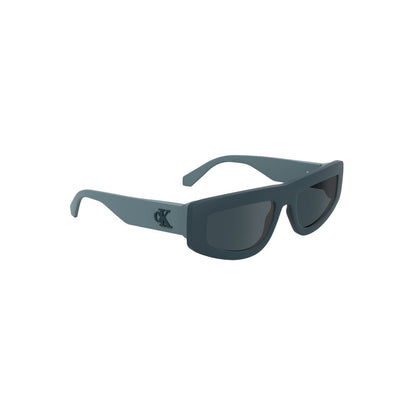 Calvin Klein – Blaue Sonnenbrille aus biobasiertem Stoff