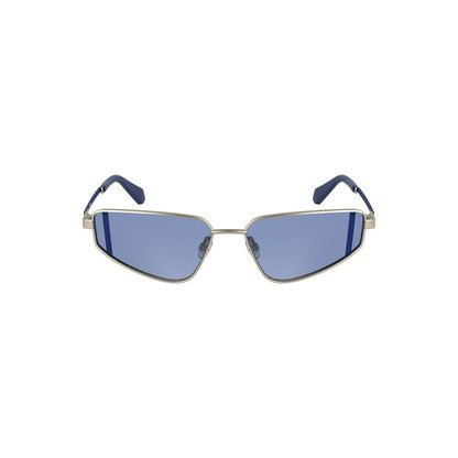 Calvin Klein Graue Metall-Sonnenbrille für Damen