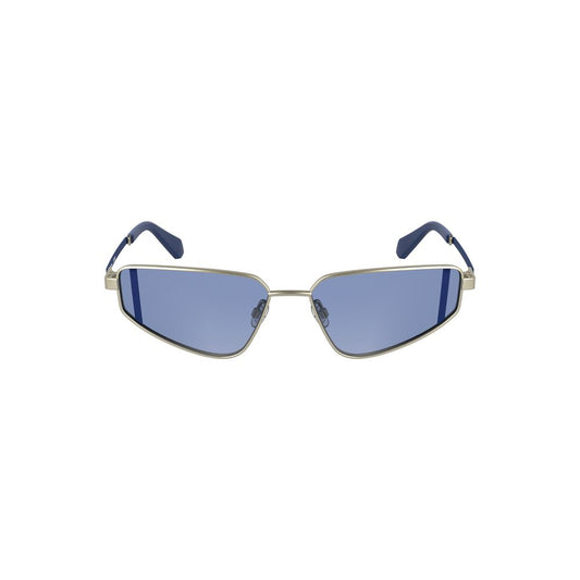 Calvin Klein Graue Metall-Sonnenbrille für Damen