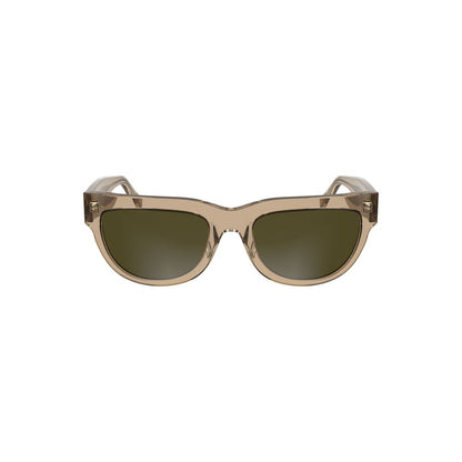 Calvin Klein – Braune Acetat-Sonnenbrille für Damen