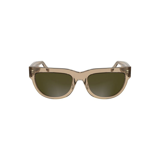 Calvin Klein – Braune Acetat-Sonnenbrille für Damen