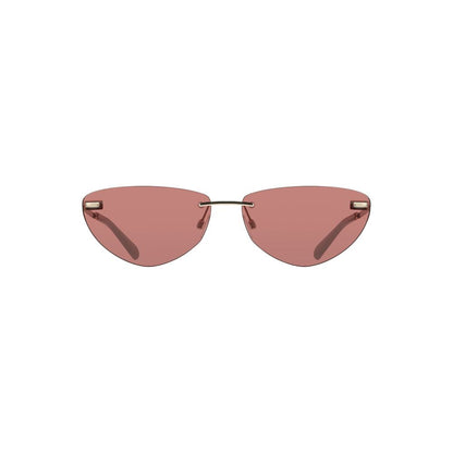 Calvin Klein Damen-Sonnenbrille aus rosa Metall
