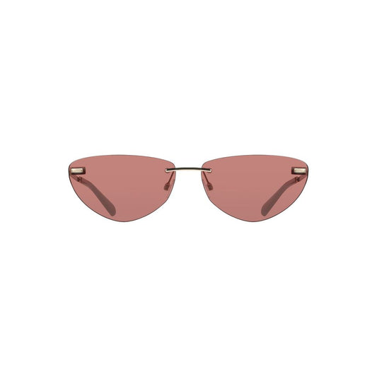 Calvin Klein Damen-Sonnenbrille aus rosa Metall