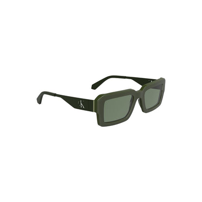 Calvin Klein – Grüne Acetat-Sonnenbrille für Damen