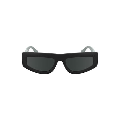 Calvin Klein – Schwarze Sonnenbrille aus biobasiertem Stoff