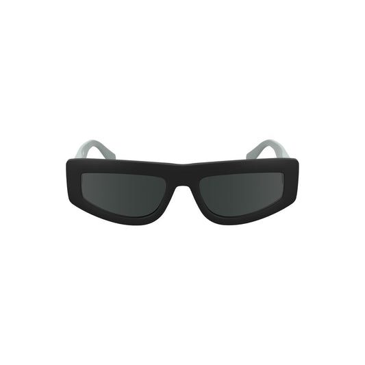 Calvin Klein – Schwarze Sonnenbrille aus biobasiertem Stoff