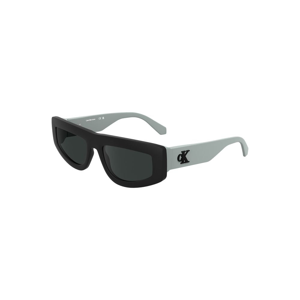 Calvin Klein – Schwarze Sonnenbrille aus biobasiertem Stoff