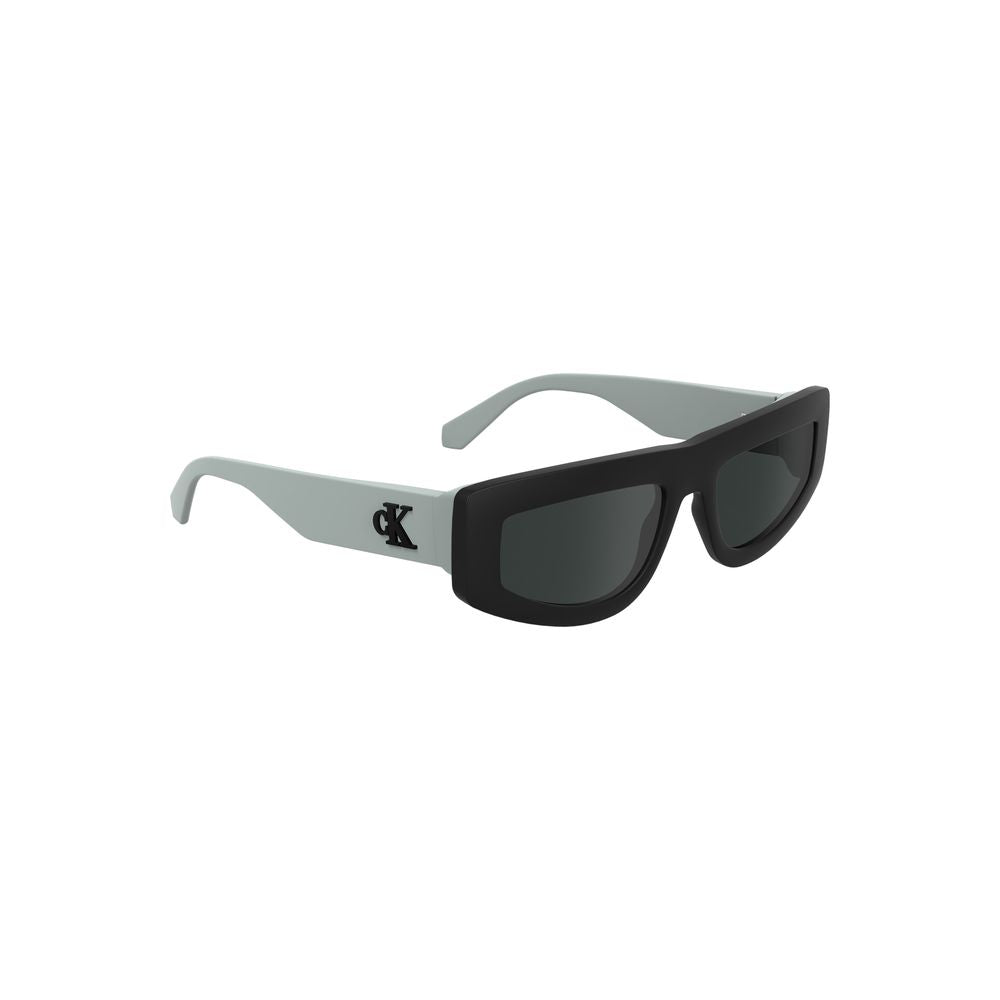 Calvin Klein – Schwarze Sonnenbrille aus biobasiertem Stoff