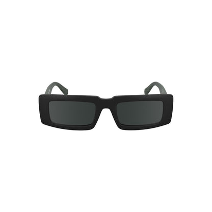 Calvin Klein – Schwarze Sonnenbrille aus biobasiertem Stoff